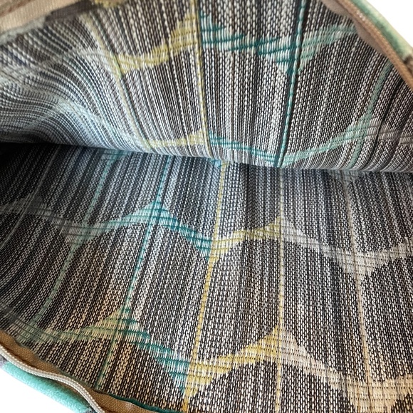 AQUA TEAL GREANN YELLOW GRAY VELVET PILLOW MULTI ACCENT PILLOW COVER (Set of 2) - Picture 7 of 8